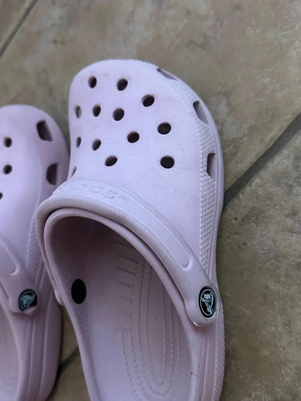 CROCS Kids Classic Clog in Pale Pink